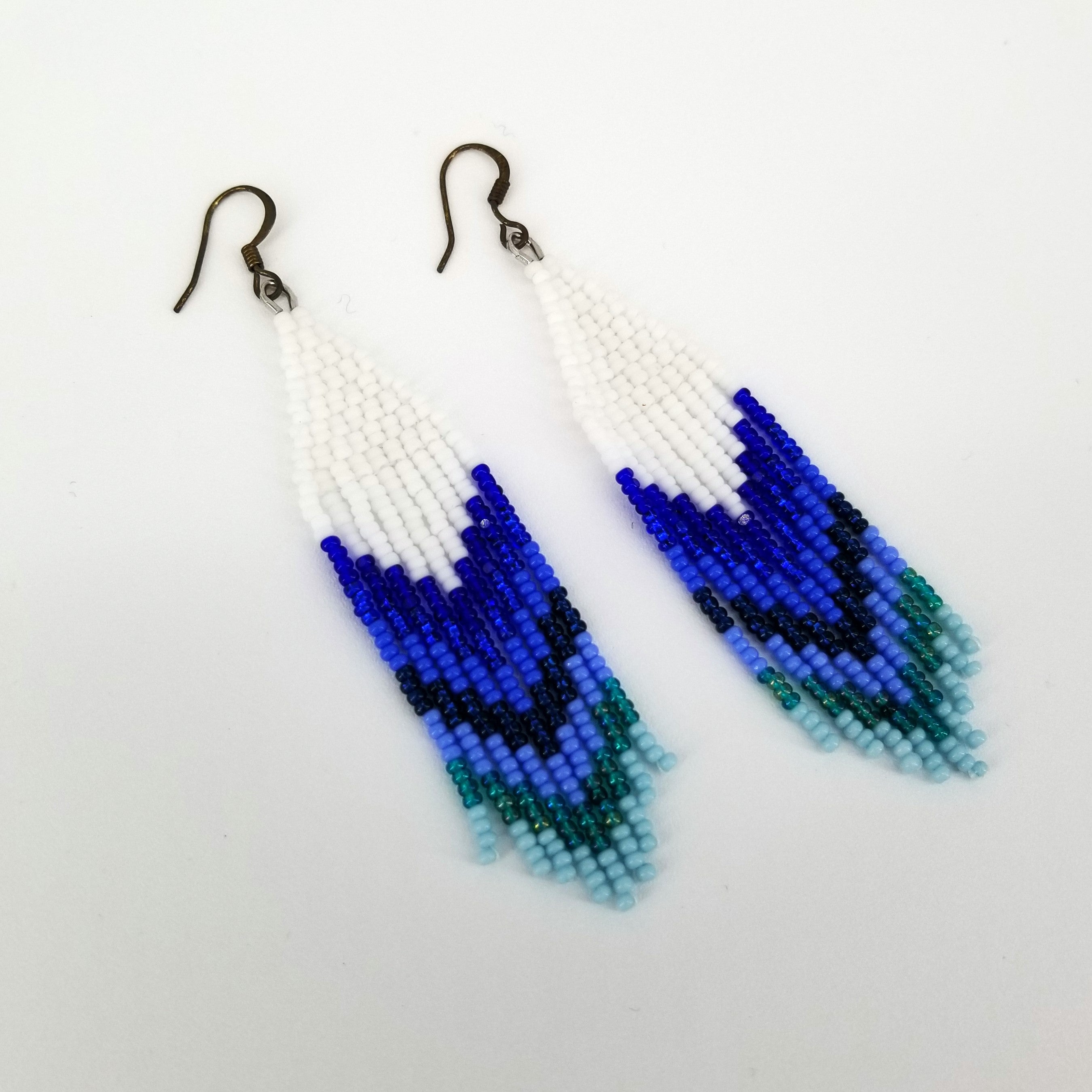 Native american brick hot sale stitch earrings