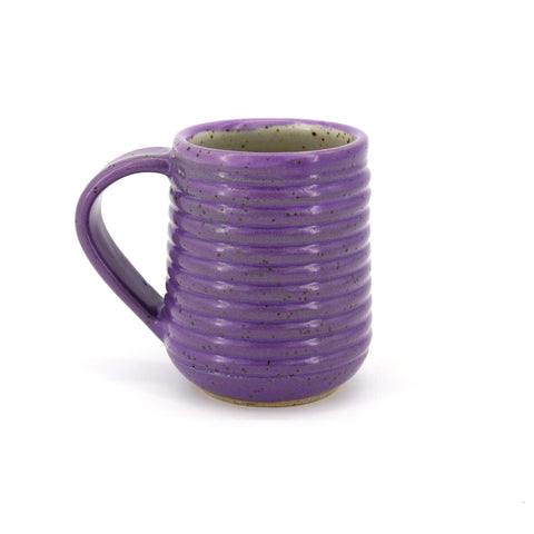 Small Speckled Purple & White Mug Style 2 - Arts and Heritage St. Albert