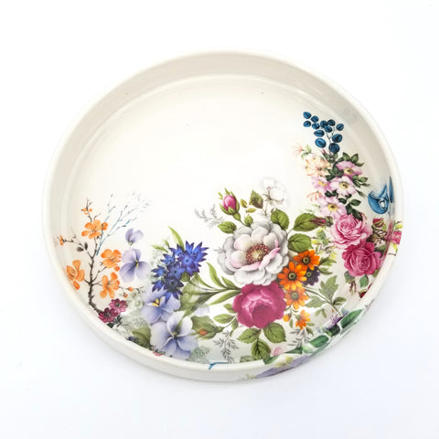 Floral Serving Dish - Arts and Heritage St. Albert