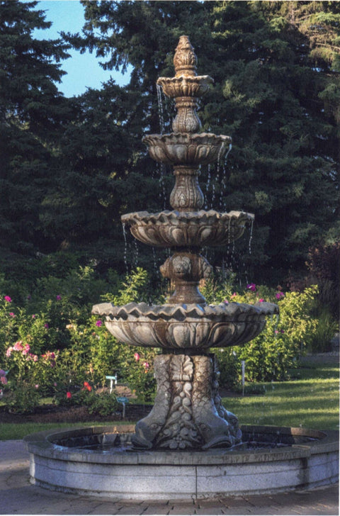 Francoise Noel Cards Botanic Park Fountain - Arts and Heritage St. Albert