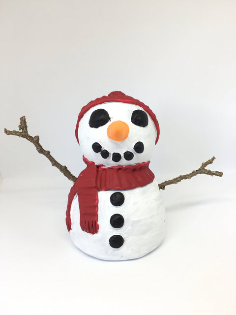 Seasonal + Holidays – Clay Projects (Division II) Standing Snowman - Arts and Heritage St. Albert