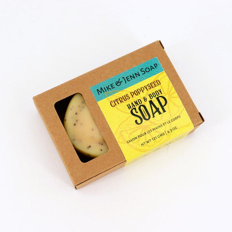 Citrus Poppyseed Hand & Body Soap - Arts and Heritage St. Albert