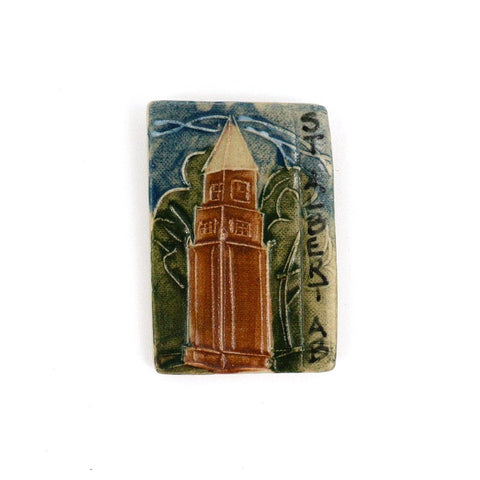 Ceramic St. Albert Magnets St. Albert Clock Tower - Arts and Heritage St. Albert