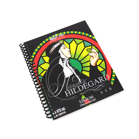 'Hildegard Beer' Spiral Bound Upcycled Notebook - Arts and Heritage St. Albert