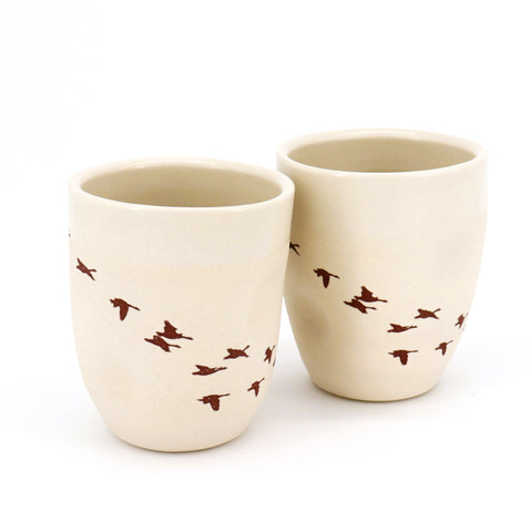 Flock cups - Arts and Heritage St. Albert