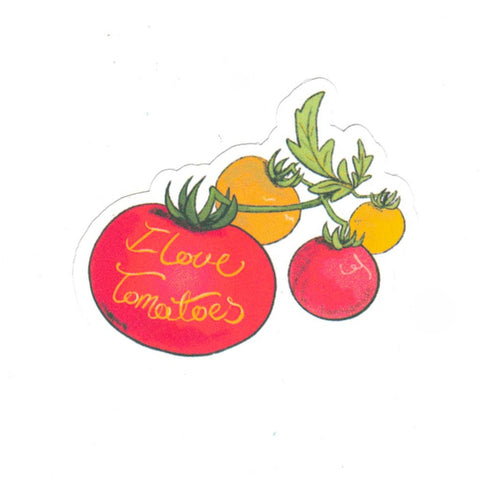 Stickers by Hanna Dotzenroth I Love Tomatoes - Arts and Heritage St. Albert