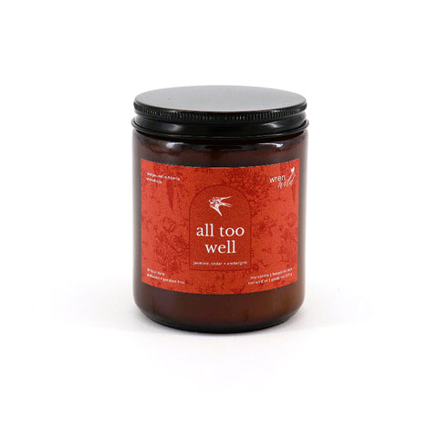 'All Too Well' Hand Poured Soy Candle - Arts and Heritage St. Albert