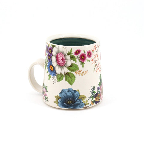 Mugs Fully Decorated in Florals Style 5 - Arts and Heritage St. Albert