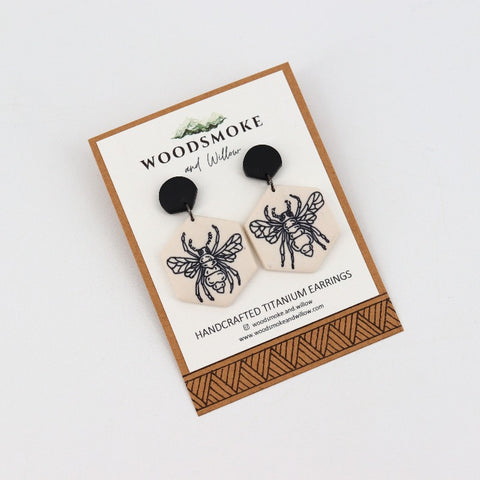 Illustrated Insect Earrings - Arts and Heritage St. Albert