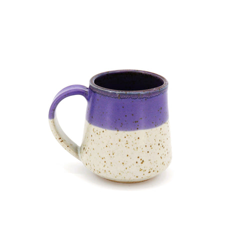 Speckled Purple & White Mug Style 2 - Arts and Heritage St. Albert