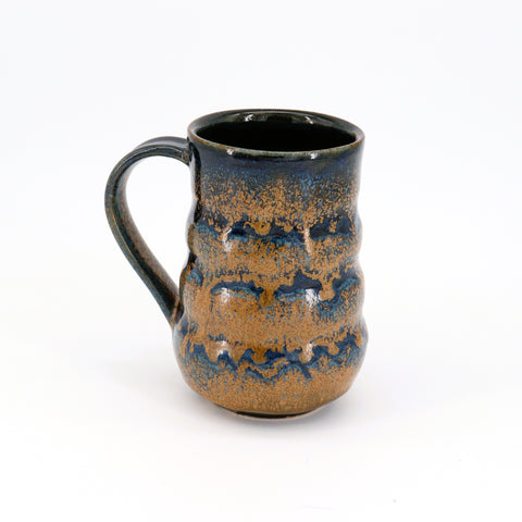 Large Brown Tones Handmade Ceramic Mug - Arts and Heritage St. Albert