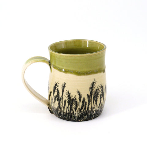 Wheat Fields Handmade Mug - Arts and Heritage St. Albert