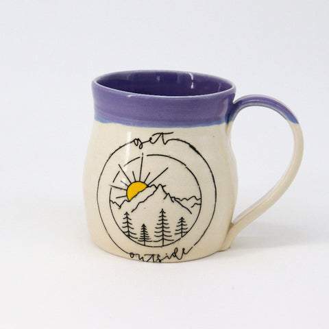 Get Outside Handmade Mug - Arts and Heritage St. Albert