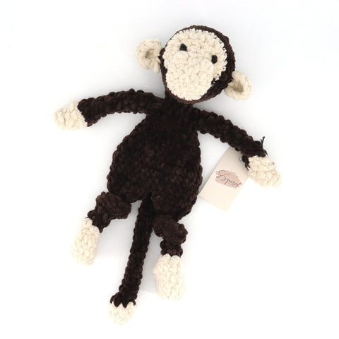 Crocheted Monkey 'Snuggler' - Arts and Heritage St. Albert