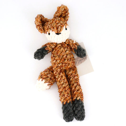 Crocheted Fox Plushie - Arts and Heritage St. Albert