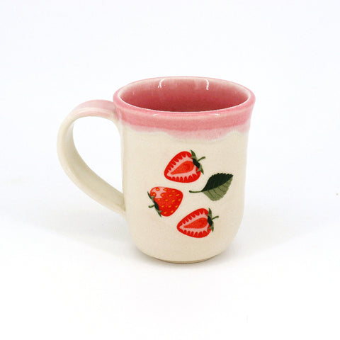 Small Strawberry Mug Style 3 - Arts and Heritage St. Albert