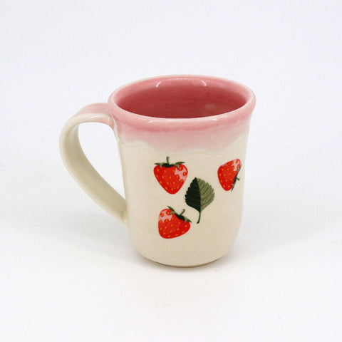 Small Strawberry Mug Style 2 - Arts and Heritage St. Albert