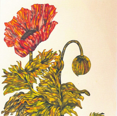 Art Cards by Rhonda Vickers Paisley Poppy - Arts and Heritage St. Albert