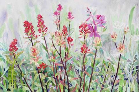 Paint Brush, Willow Herb and Botrychium - Arts and Heritage St. Albert