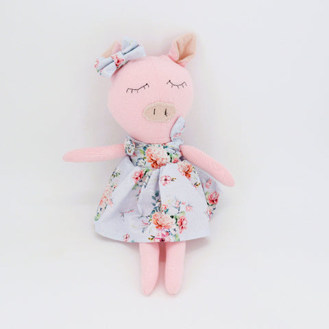 Handmade 'Pig' Doll (dress) - Arts and Heritage St. Albert