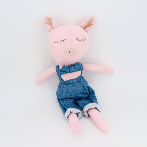 Handmade 'Pig' Doll (pants) - Arts and Heritage St. Albert