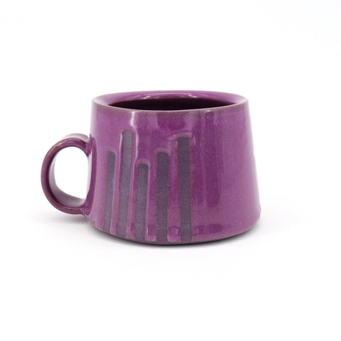 Short Colourful Striped Mugs Style 1 - Arts and Heritage St. Albert