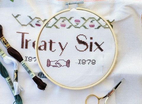 We Are All Treaty People – Stitch your own Treaty 6 Needlework Sampler - Arts and Heritage St. Albert