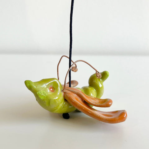 Handmade Ceramic Baby Butterflies Light Green - Arts and Heritage St. Albert